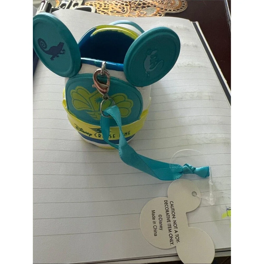 #2328*”2x4” Blue White and Yellow Light-Up Sneaker Ornament - Disney Cruise Line